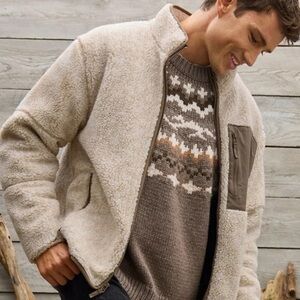 American Eagle Sherpa Fleece Jacket